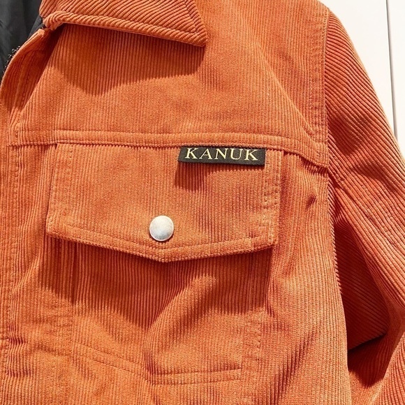Burnt Orange 𝅺Kanuk Women’s Insulated Corduroy Thermal Jacket - Picture 9 of 10